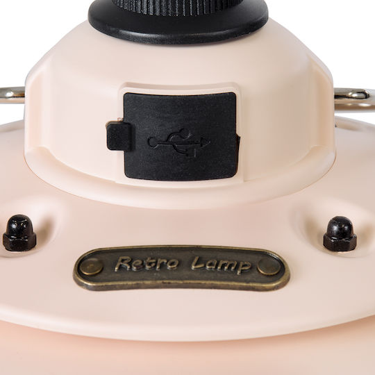 GloboStar Lanternă LED Reîncărcabilă Pentru Camping Cu Lanternă 400lm 4W