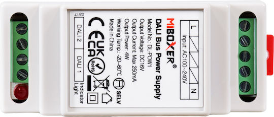 GloboStar DIN Rail Power Supply 16V/4W