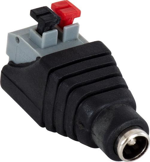 GloboStar Connection Plug for CCTV Systems Black 70678