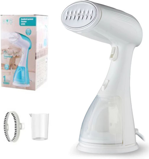 Aparat de călcat cu abur pentru haine de Mână 1500W cu rezervor 300ml Alb