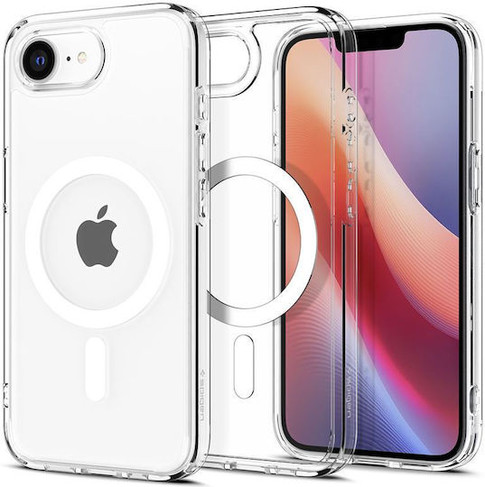 Spigen Crystal Hybrid (MagFit) Silicone / Plastic Transparent Back Cover (iPhone 17e / 16e)