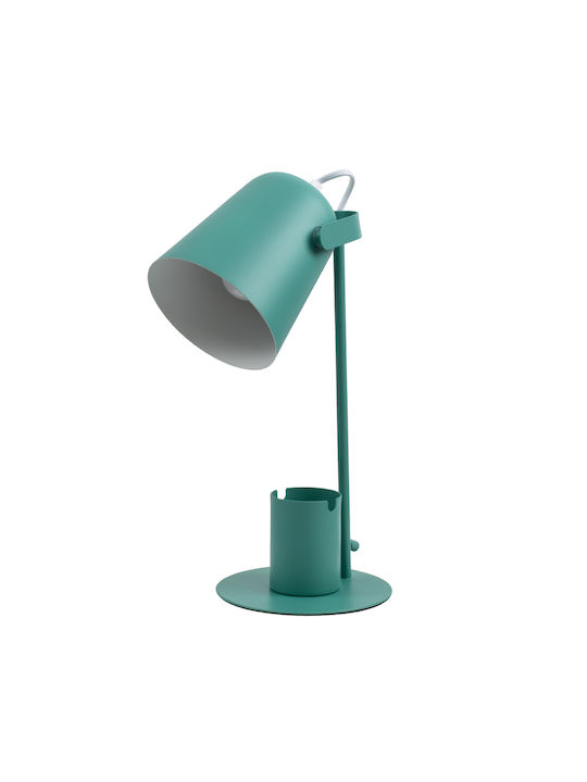 GloboStar Pencase Office Lamp for Socket E27 in Green Color
