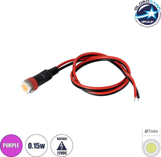 GloboStar LED Fuchsia 12V 0.15W (81489)