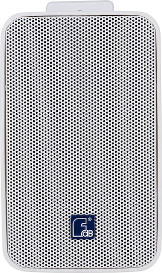 GloboStar Παθητικά Επιτοίχια Ηχεία 80W (Ζεύγος) 17x14x23εκ. Λευκά