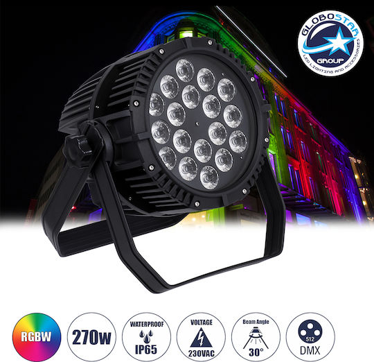 GloboStar Φωτορυθμικό Beam LED RGB