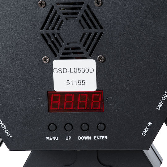 GloboStar Φωτορυθμικό Beam LED RGB