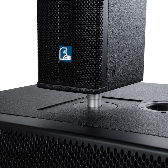 GloboStar 98028 Powered Pair Subwoofer PA 600W 18" 71x70x47.5cm.