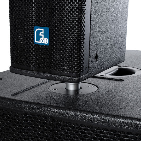GloboStar 98028 Powered Pair Subwoofer PA 600W 18" 71x70x47.5cm.