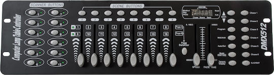 GloboStar DMX Controller Lighting Console with 192 Control Channels / 10 XLR Inputs