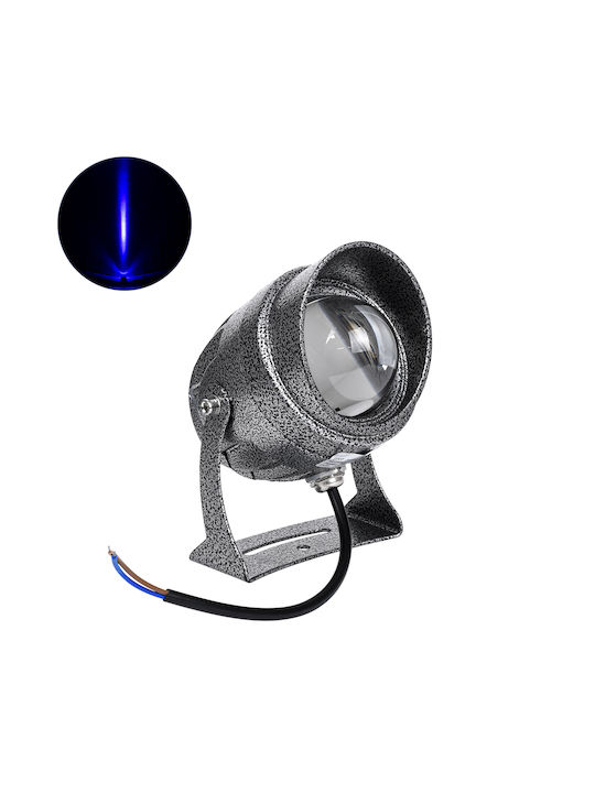 GloboStar Φωτιστικό Προβολάκι LED Εξωτερικού Χώρου 16W IP65 Ασημί