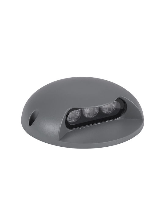 GloboStar Stepluna Außenstehlampe LED Wall Washer 6W RGB IP65 Grau