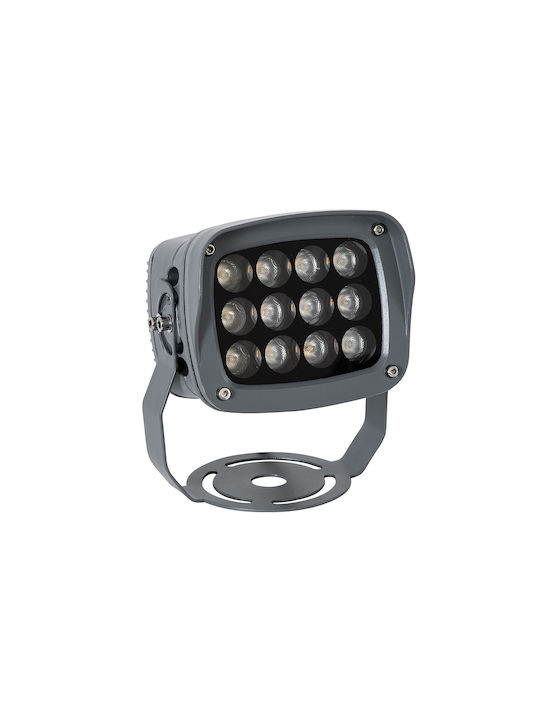GloboStar Flood-xena Lampă De Podea Pentru Exterior LED Mașină De Spălat Pe Perete 12W Cu Lumină Alb Cald IP65 Portocalie