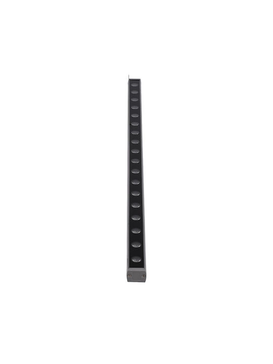 GloboStar Faia Εξωτερικό Φωτιστικό LED Wall Washer 24W RGBW IP65 Ασημί
