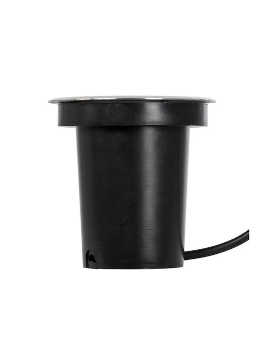 GloboStar Floor Spot IP68 for GU10 Socket Silver