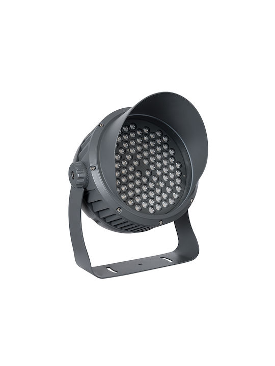 GloboStar Flooddimo Lampă De Podea Pentru Exterior LED Mașină De Spălat Pe Perete 100W Cu Lumină Alb Cald IP67 Alb