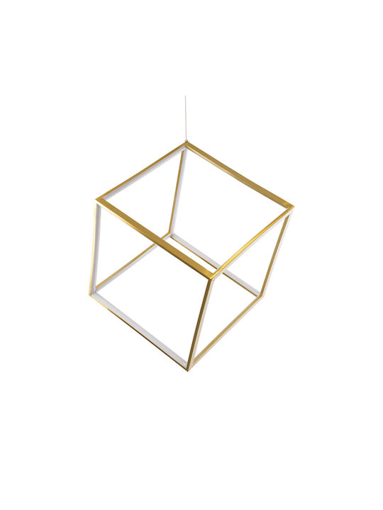 GloboStar Kiboo Hängelampe Gold 40x40x40cm.