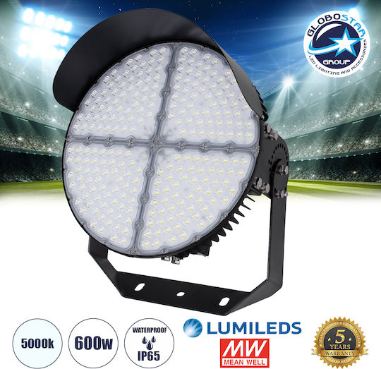 GloboStar Στεγανός Προβολέας LED 600W Ψυχρό Λευκό 5000K IP65