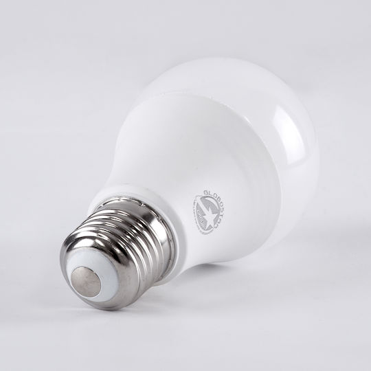 GloboStar LED-Lampe 10W 110mm für Fassung E27 und Form A60 Warmes Weiß 1100lm