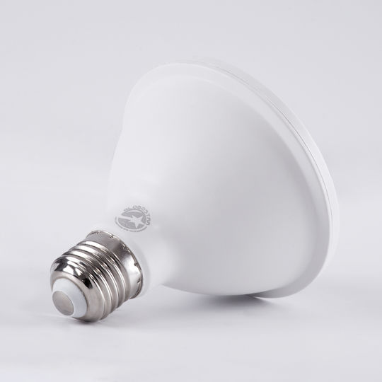 GloboStar Λάμπα LED 12W 95mm για Ντουί E27 και Σχήμα PAR30 Φυσικό Λευκό 1356lm