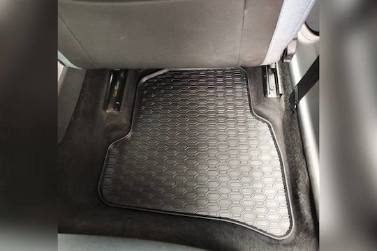Rubber Mats Geyer & Hosaja Vw Polo 2009-2017 Skoda Fabia 2014+ Seat Ibiza 2008-2017 4 Pieces Black 842/4c