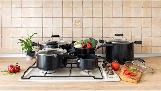 Zokura Set Oale din Aluminiu cu Acoperire Antiaderentă 5 Piese