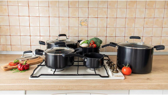 Zokura Set Oale din Aluminiu cu Acoperire Antiaderentă 5 Piese