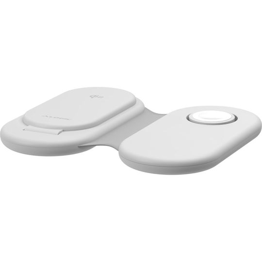 Alogic Kabelloses Ladegerät (Qi Pad) Weißs (PackAway)