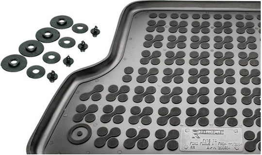 Rezaw Plast Set of Front and Rear Mats 4pcs for Mercedes-Benz V 2023+ Black