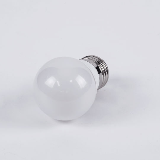 GloboStar LED Bulb 6W 78mm for Socket E27 and Shape G45 Cool White 600lm