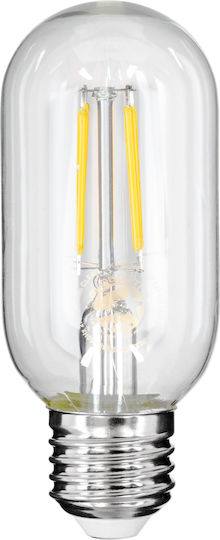 GloboStar LED Bulb 4W 110mm for Socket E27 and Shape T45 Natural White 440lm Dimmable