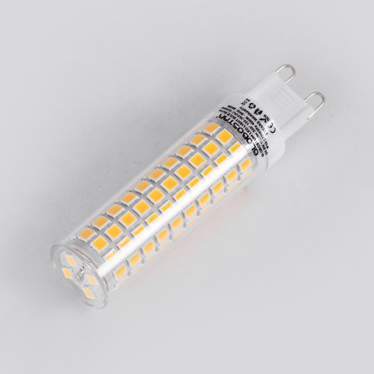 GloboStar LED крушка 8W 75mm за фасунга G9 Топло бяло 1088лм