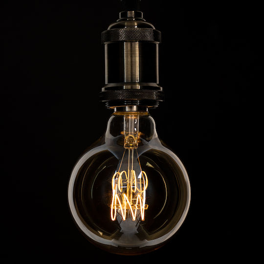 GloboStar LED-Lampe 4W 135mm für Fassung E27 und Form G95 Warmes Weiß 280lm Dimmbar