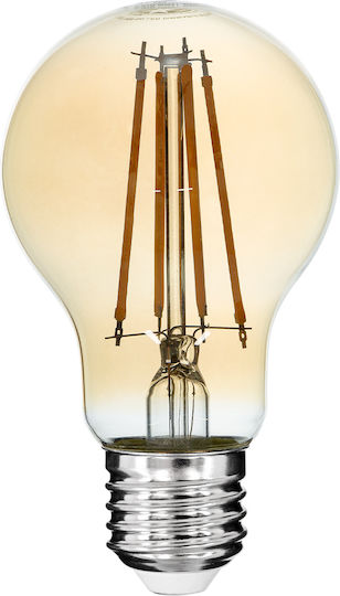 GloboStar Λάμπα LED 8W 105mm για Ντουί E27 και Σχήμα A60 Θερμό Λευκό 840lm Dimmable
