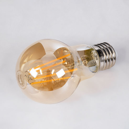 GloboStar Λάμπα LED 8W 105mm για Ντουί E27 και Σχήμα A60 Θερμό Λευκό 840lm Dimmable