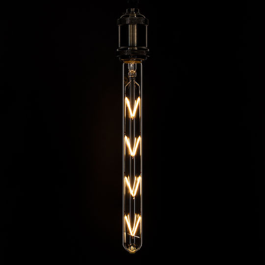GloboStar Λάμπα LED 8W 300mm για Ντουί E27 και Σχήμα T30 Θερμό Λευκό 880lm Dimmable