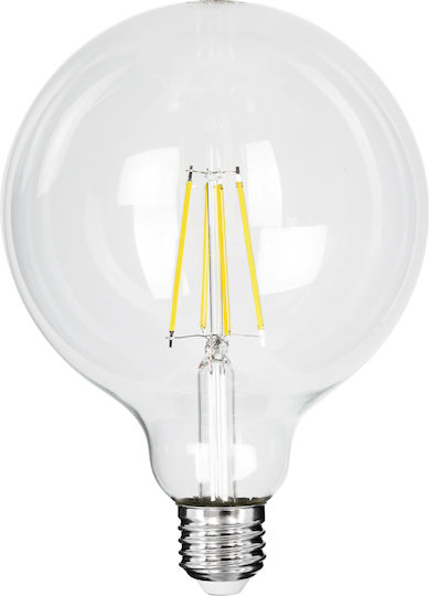 GloboStar LED-Lampe 4W 138mm für Fassung E27 und Form G125 Naturweiß 840lm