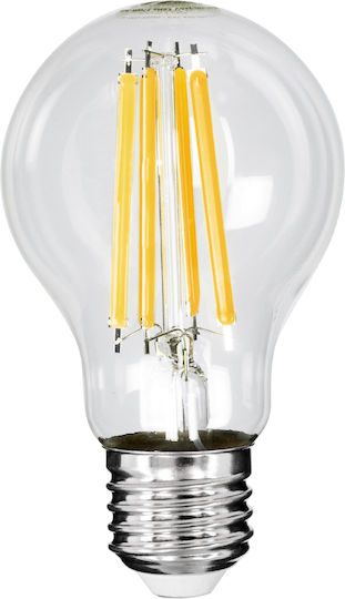 GloboStar LED крушка 4W 110mm за фасунга E27 и форма A60 Топло бяло 840лм Димируем