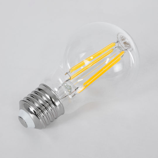 GloboStar LED крушка 4W 110mm за фасунга E27 и форма A60 Топло бяло 840лм Димируем