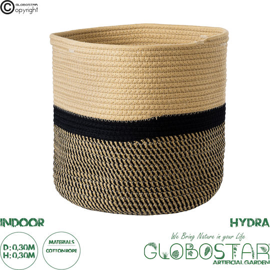 GloboStar Hydra Planter Fabric Beige with Stand 30x30x30cm.