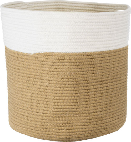 GloboStar Palawan Planter Fabric Beige 35x35x38cm.