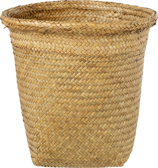 GloboStar Übertopf Korbweide Beige mit Gestell 30x30x30εκ.