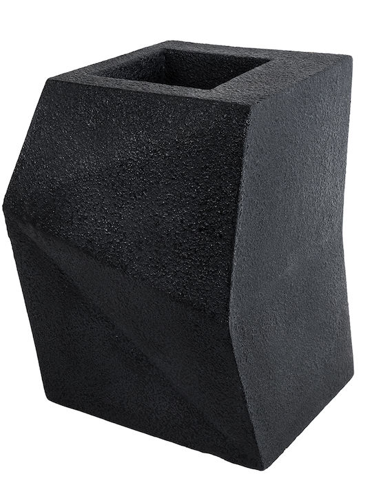 GloboStar Camden Planter Polyester Black 47x43x66cm.