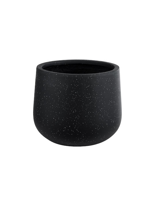GloboStar Mayfair Planter Polyester Black with Stand 25x25x30cm.