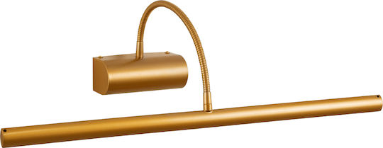 GloboStar Trois Modern Lamp Bathroom with Integrated LED and Natural White Light Copper 60x18cm