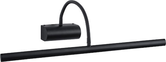 GloboStar Trois Modern Leuchte Badezimmer mit Integrierter LED und Neutralweißes Licht Schwarz 60x18cm