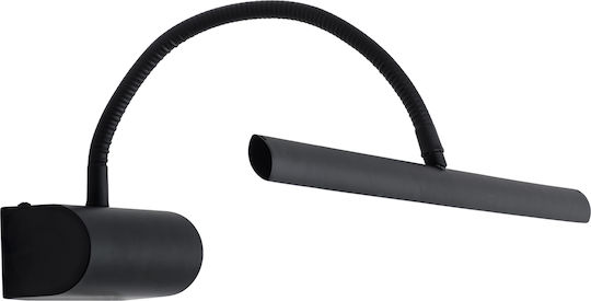 GloboStar Trois Modern Leuchte Badezimmer mit Integrierter LED und Neutralweißes Licht Schwarz 60x18cm