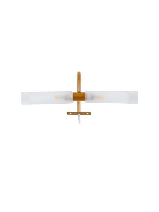 GloboStar Flora Modern Lumină de Baie cu Soclu G9 Cupru 31x12cm