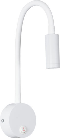 GloboStar Goose Single LED Natural White Spot in White Color