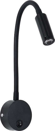 GloboStar Goose Single LED Natural White Spot in Black Color