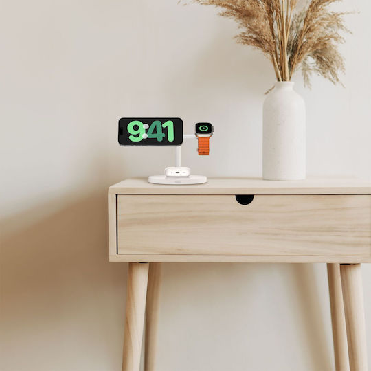 Belkin Φορτιστής Magsafe Λευκός (Boost Charge Pro)